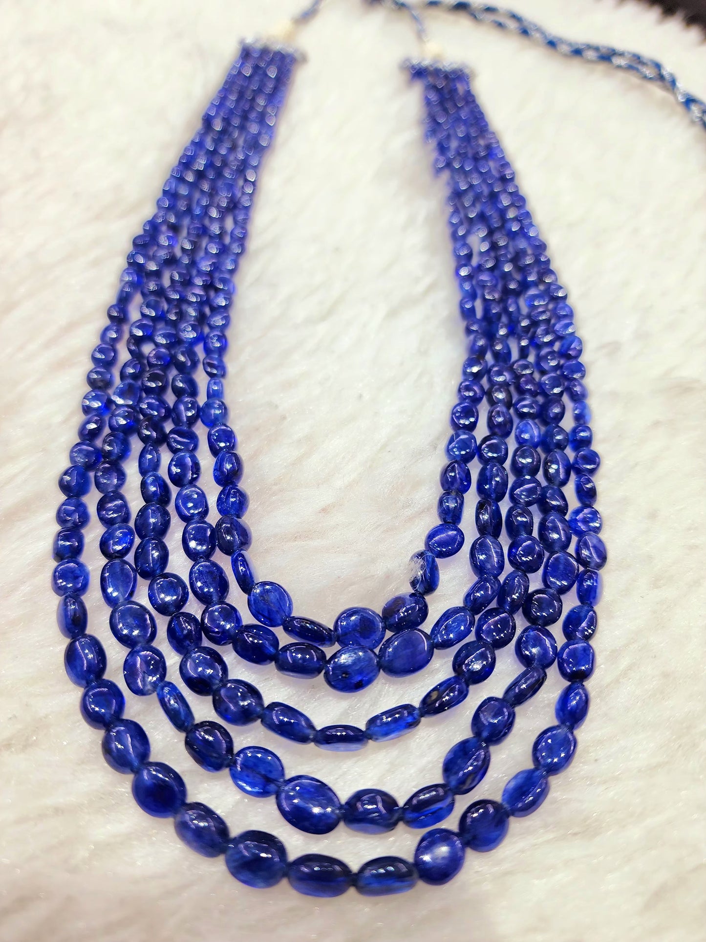 Natural Blue Sapphire oval Beads - KGP GEMS