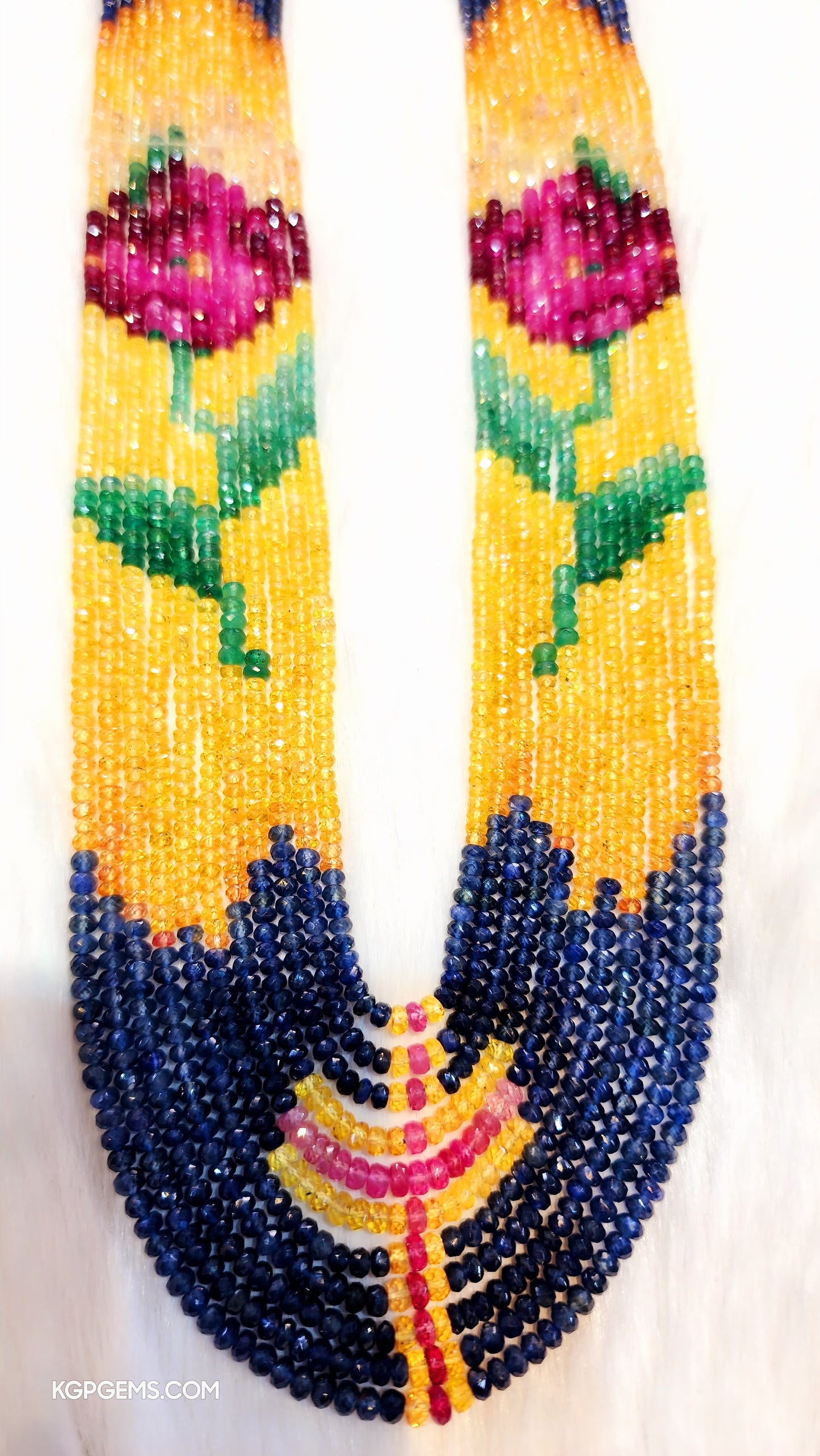 Natural Rose Multi Rainbow Beads - KGP GEMS