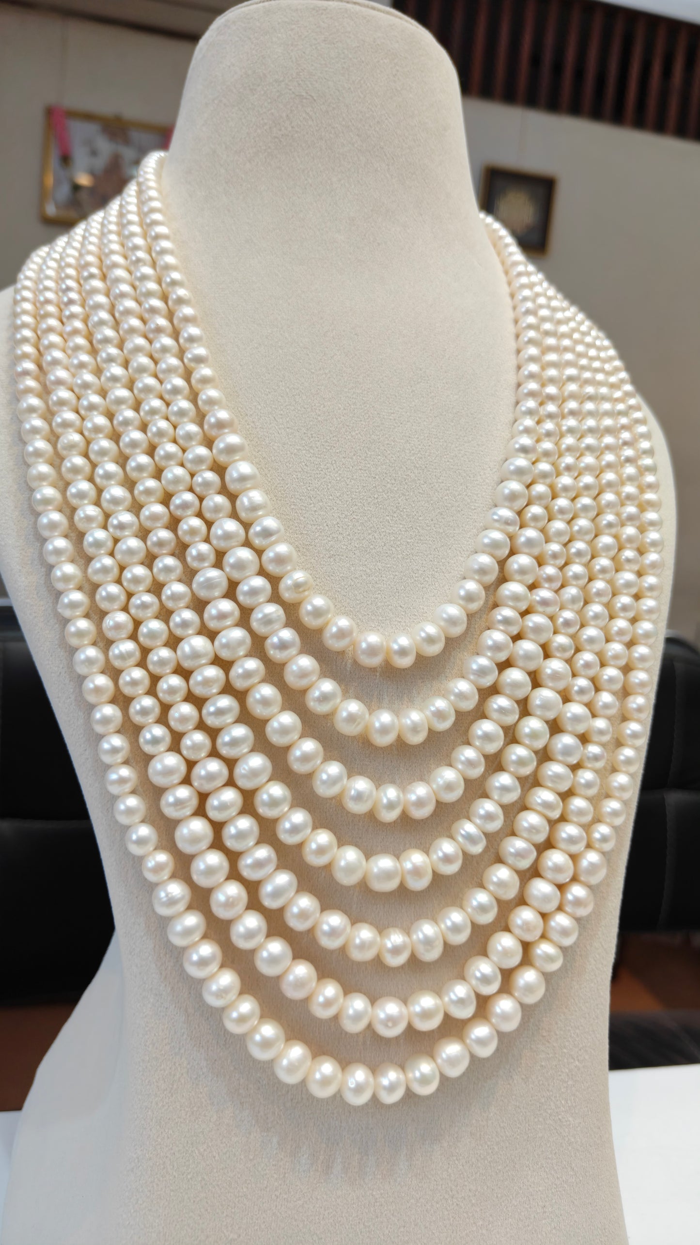 Natural Freshwater Pearls Haram With Certification