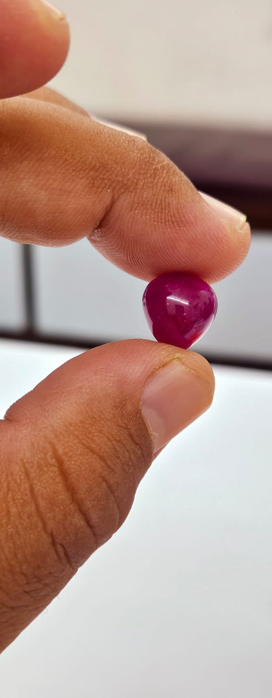 Natural Ruby Cabochon